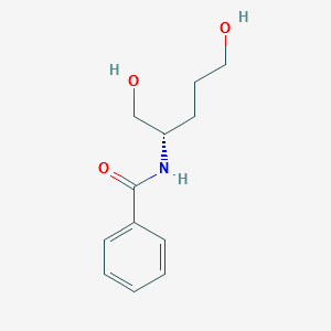 (S)-N-(1,5-dihydroxypentan-2-yl)benzamide structure, CAS 296766-74-0