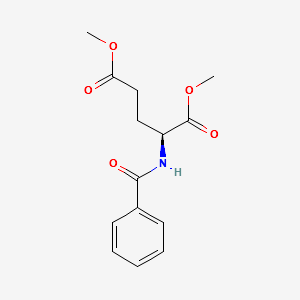 (S)-dimethyl2-benzamidopentanedioate structure, CAS 86555-46-6