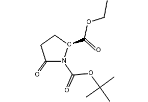 N-Boc-L-pyroglutamicacidethylester structure, CAS 144978-12-1