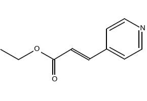(E)-ethyl3-(pyridin-4-yl)acrylate structure, CAS 24489-96-1