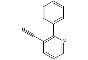 2-phenylnicotinonitrile structure, CAS 39065-49-1