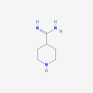 Piperidine-4-carboxamidinedihydrochloride structure, CAS 951625-94-8