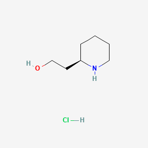 (R)-2-(Hydroxyethyl)piperidinehydrochloride structure, CAS 787622-24-6