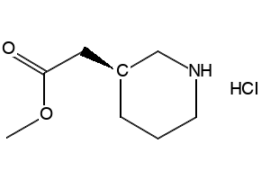 Methyl(S)-3-piperidineacetatehydrochloride structure, CAS 957471-98-6