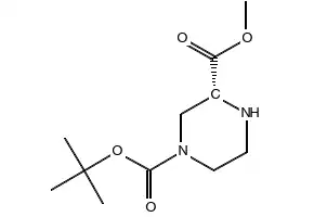 Methyl(R)-1-Boc-3-piperidineacetate structure, CAS 865157-02-4