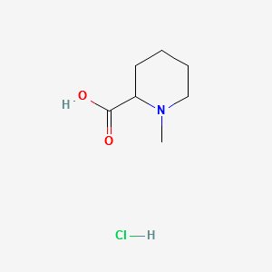 (S)-1-Methylpiperidine-2-carboxylicacidhydrochloride structure, CAS 136312-85-1