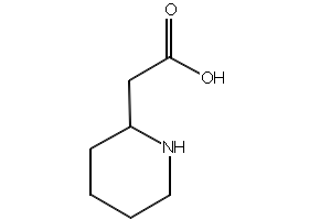 2-Piperidineaceticacid structure, CAS 19832-04-3