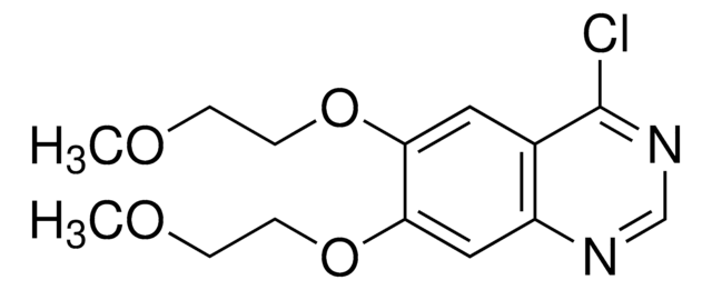 4-Chloro-6,7-bis-(2-methoxyethoxy)-4(3H)-quinazoline structure, CAS 183322-18-1