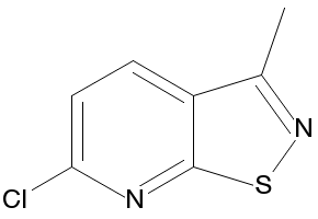 6-Chloro-3-methylisothiazolo[5,4-b]pyridine structure, CAS 129211-90-1