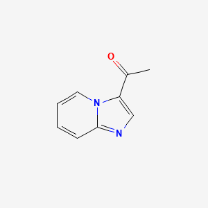 Imidazo[1,2-a]pyridine-3-acetone structure, CAS 29096-64-8