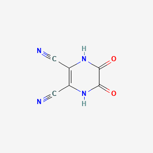 1,4,5,6-Tetrahydro-5,6-dioxo-2,3-pyrazinedicarbonitrile structure, CAS 736144-57-3