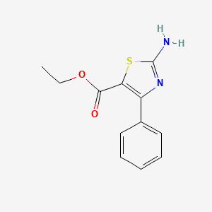 ethyl2-amino-4-phenylthiazole-5-carboxylate structure, CAS 64399-23-1