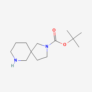 TERT-BUTYL2,7-DIAZASPIRO[4.5]DECANE-2-CARBOXYLATE structure, CAS 885268-42-8