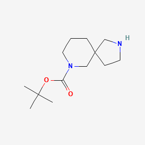 TERT-BUTYL2,7-DIAZASPIRO[4.5]DECANE-7-CARBOXYLATE structure, CAS 236406-61-4