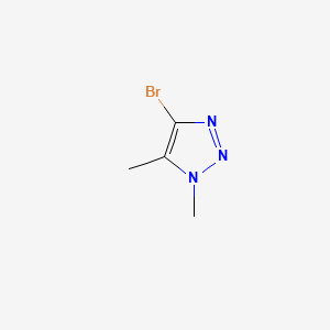 4-bromo-1,5-dimethyl-1H-1,2,3-triazole structure, CAS 885877-41-8