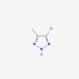 5-bromo-4-methyl-1H-1,2,3-triazole structure, CAS 805315-83-7