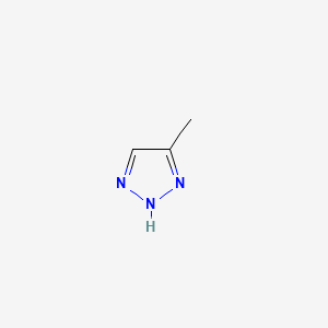 4-methyl-1H-1,2,3-triazole structure, CAS 27808-16-8;19230-71-8