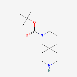 TERT-BUTYL2,9-DIAZASPIRO[5.5]UNDECANE-2-CARBOXYLATE structure, CAS 189333-03-7