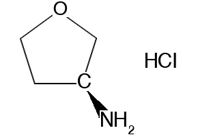 (S)-tetrahydrofuran-3-aminehydrochloride structure, CAS 204512-95-8