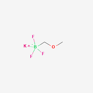 potassiumtrifluoro(methoxymethyl)borate structure, CAS 910251-11-5