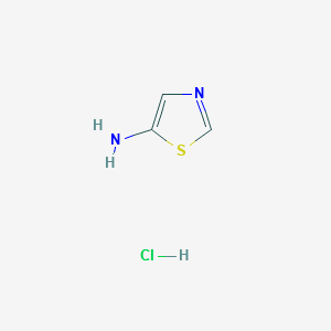 5-AMINOTHIAZOLE HCL structure, CAS 942631-51-8