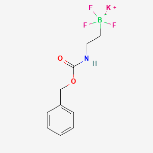 Potassium[2-(benzyloxycarbonylamino)ethyl]trifluoroborate structure, CAS 926280-84-4