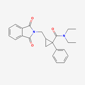 (Z)-1-phenyl-1-diethylaminocarbonyl-2-phthalimidomethylcyclopropane structure, CAS 1100753-09-0