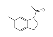 1-(6-Methylindolin-1-yl)ethanone structure, CAS 288458-70-8