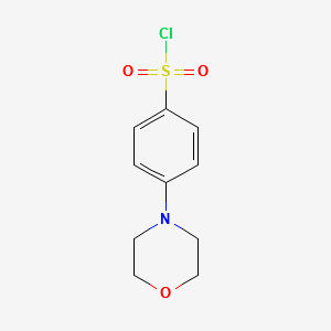 4-Morpholinobenzene-1-sulfonylchloride structure, CAS 125393-22-8