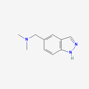 (1H-Indazol-5-yl)-N,N-dimethylmethanamine structure, CAS 1158766-95-0