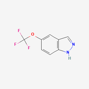 5-(Trifluoromethoxy)-1H-indazole structure, CAS 105391-76-2
