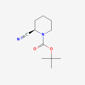 (R)-1-Boc-2-cyanopiperidine structure, CAS 940000-26-0