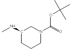 (R)-1-Boc-3-(methylamino)piperidine structure, CAS 203941-94-0
