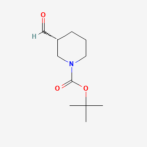 (S)-1-Boc-3-(aminomethyl)piperidine structure, CAS 194726-46-0
