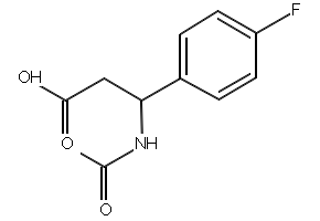3-Acetylamino-3-(4-fluoro-phenyl)propionicacid structure, CAS 332052-58-1