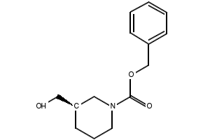 (R)-1-Cbz-3-(hydroxymethyl)piperidine structure, CAS 160706-61-6