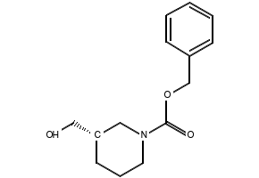 (S)-1-Cbz-3-(hydroxymethyl)piperidine structure, CAS 405061-52-1