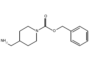 1-Cbz-4-(aminomethyl)piperidine structure, CAS 157023-34-2