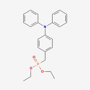 Diethyl(4-(diphenylamino)benzyl)phosphonate structure, CAS 126150-12-7