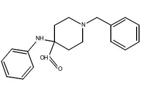 1-Benzyl-4-(phenylamino)piperidine-4-carboxylicaciddihydrochloride structure, CAS 61379-86-0