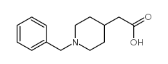 1-Benzyl-4-piperidineaceticacid structure, CAS 130927-83-2