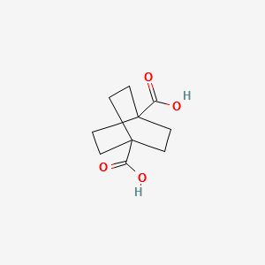 Bicyclo[2.2.2]octane-1,4-dicarboxylicacid structure, CAS 711-02-4