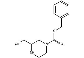 4-N-Cbz-2-hydroxymethylpiperazine structure, CAS 191739-40-9