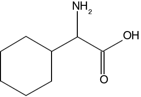 Cyclohexaneaceticacid,α-amino- structure, CAS 5664-29-9