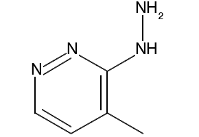 3-hydrazinyl-4-methylpyridazine structure, CAS 82426-93-5