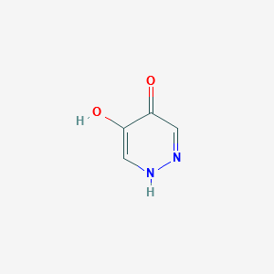 pyridazine-4,5-diol structure, CAS 55271-47-1
