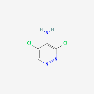 3,5-dichloropyridazin-4-amine structure, CAS 53180-76-0