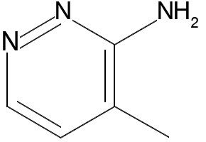 3-Amino-4-methyl-pyridazine structure, CAS 90568-15-3