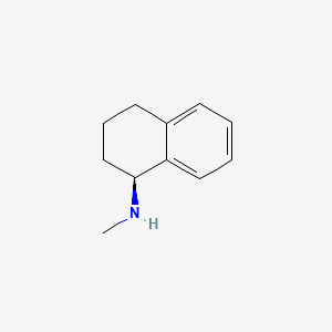 (S)-N-methyl-1,2,3,4-tetrahydronaphthalen-1-amine structure, CAS 199186-9-1