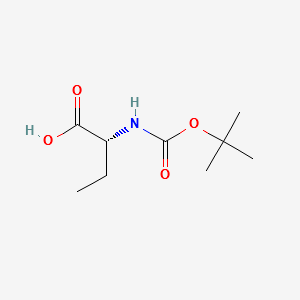 BOC-D-aminobutyricacid structure, CAS 45121-22-0